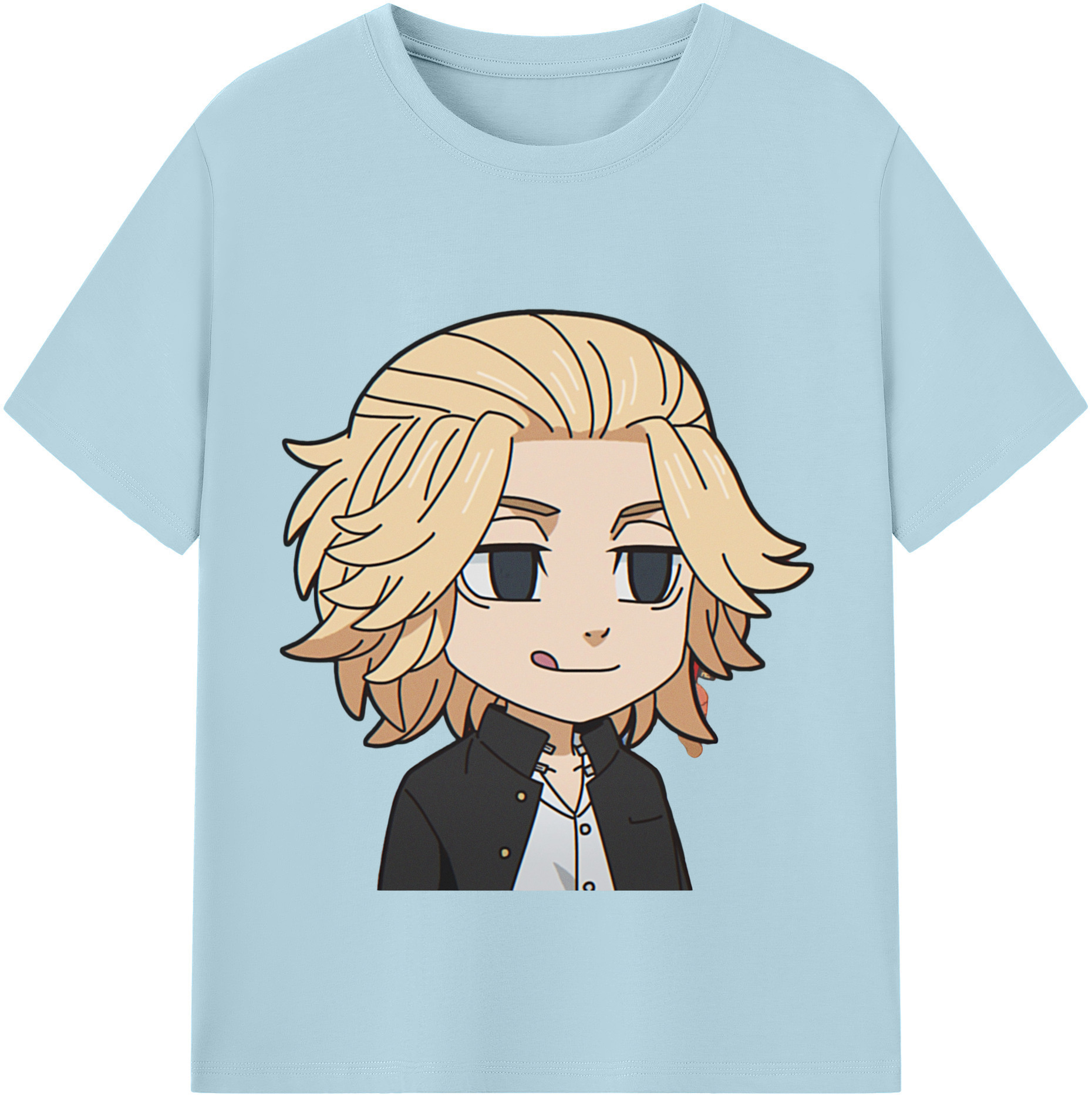 （画像用） 東京リベンジャーズ Tokyo Revengers 綿100％半袖Tシャツ（フロントプリント）